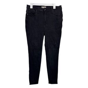 Madewell Black 10" High Waisted Skinny Jeans